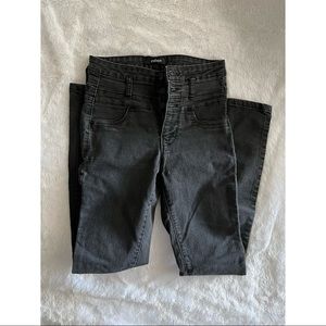 Black High Waisted Skinny Jeans